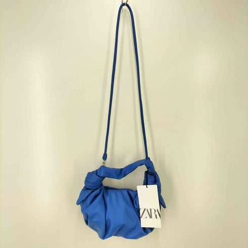 ザラ ZARA ノットデティール フェイクレザー ハンドバッグ レディース