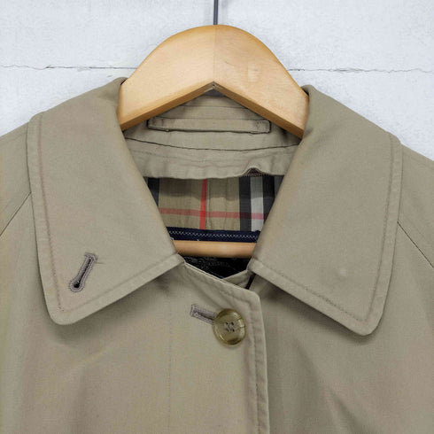 バーバリーズ BURBERRYS MADE IN ENGLAND 裏地ノヴァチェックステンカラーコート レディース