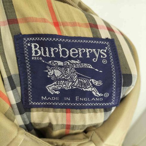 バーバリーズ BURBERRYS MADE IN ENGLAND 裏地ノヴァチェックステンカラーコート レディース