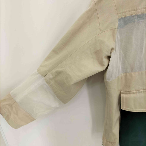 ナゴンスタンス nagonstans シアードッキング パッチワーク L/S ワークジャケット レディース