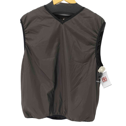 ポップトレーディングカンパニー POP TRADING COMPANY POP REVERSIBLE FLEECE VEST DELICIOSO リバーシブルナイロンベスト メンズ import:L