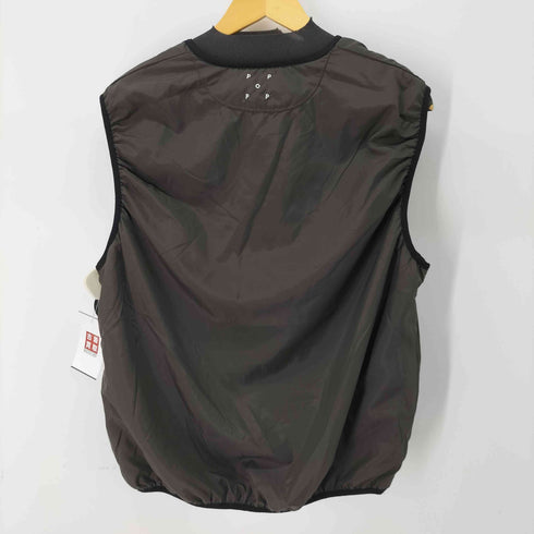 ポップトレーディングカンパニー POP TRADING COMPANY POP REVERSIBLE FLEECE VEST DELICIOSO リバーシブルナイロンベスト メンズ import:L