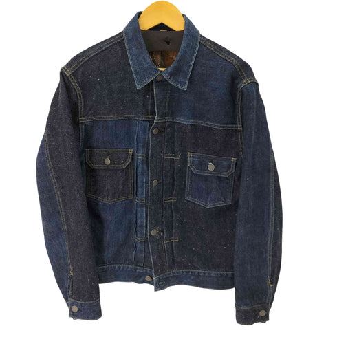 シュガーケーン SUGAR CANE 砂糖黍製 琉球藍混 × HAWAII藍混 14oz. DENIM BLOUSE 2ND メンズ US:40