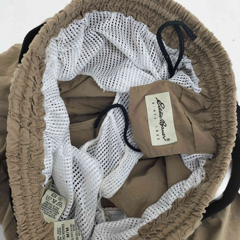 エディーバウアー Eddie Bauer 90-00S 白タグ 裏地j メッシュ Dカン マチポケット ナイロン ショート パンツ クライミング パンツ メンズ M