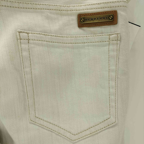 バーバリーロンドン BURBERRY LONDON ホワイトデニムパンツ メンズ US:34-35