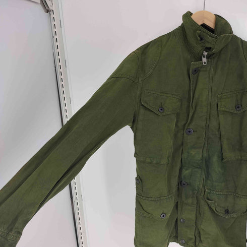 グリフィン GRIFFIN イタリア製 ダブルジップ ジャングルファティーグ リネン コットン ジャケット メンズ import:S