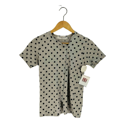 ローブドシャンブルコムデギャルソン robe de chambre COMME des GARCONS ドット柄 フロントジップ Tシャツ レディース