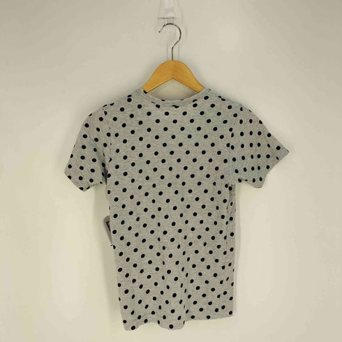 ローブドシャンブルコムデギャルソン robe de chambre COMME des GARCONS ドット柄 フロントジップ Tシャツ レディース