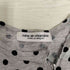 ローブドシャンブルコムデギャルソン robe de chambre COMME des GARCONS ドット柄 フロントジップ Tシャツ レディース
