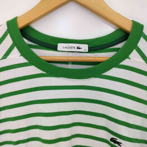 ラコステ LACOSTE ドルマンスリーブワイドボーダーTシャツ レディース 40