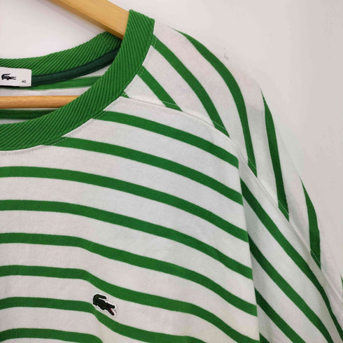 ラコステ LACOSTE ドルマンスリーブワイドボーダーTシャツ レディース 40