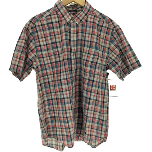 エディーバウアー Eddie Bauer SS TIDELANDS TEXTURE PATTERN BD SHIRT テクスチャー パターン S/S チェック シャツ メンズ import:S