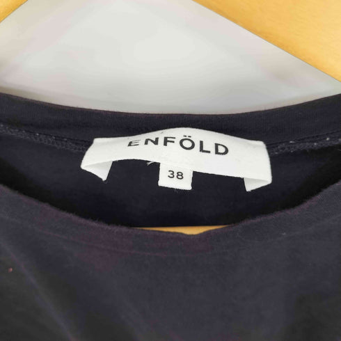 エンフォルド ENFOLD 20SS オーバーサイズアシンメトリーTシャツ レディース 38