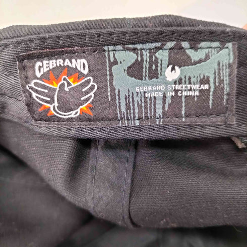 GEBRAND 刺繍デザイン6パネルキャップ メンズ