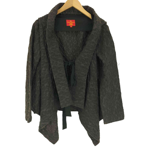 ヴィヴィアンウエストウッドレッドレーベル Vivienne Westwood RED LABEL レオパード 総柄 ベルト 変形 ジャケット 羽織 レディース 2