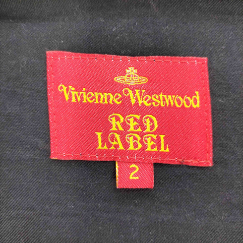ヴィヴィアンウエストウッドレッドレーベル Vivienne Westwood RED LABEL レオパード 総柄 ベルト 変形 ジャケット 羽織 レディース 2