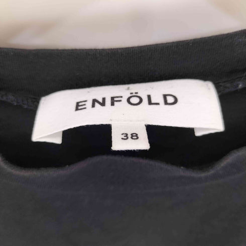エンフォルド ENFOLD 20SS アシンメトリー スビン天竺変形 S/S カットソー レディース 38