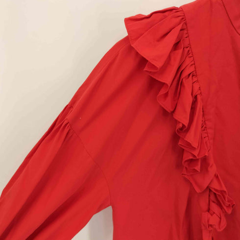 エンフォルド ENFOLD 21SS フリルデザイン 変形 L/S ブラウス レディース