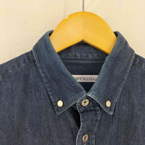 ジョンローレンスサリバン JOHN LAWRENCE SULLIVAN RIGID DENIM BUTTON DOWN SHIRT メンズ FR:38