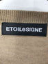 ETOILeSIGNE カシミヤ混キツネワッペンサイドスリットセーター ラインストーン レディース FREE