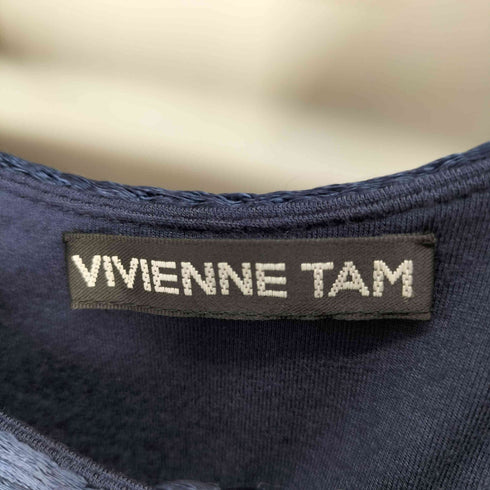 ヴィヴィアンタム VIVIENNE TAM レーヨンフロントデザインワンピース レディース JPN:1