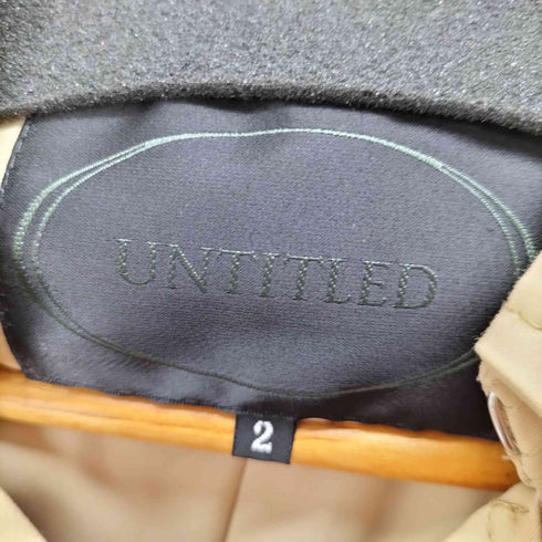 アンタイトル UNTITLED ショートトレンチコート レディース JPN:2