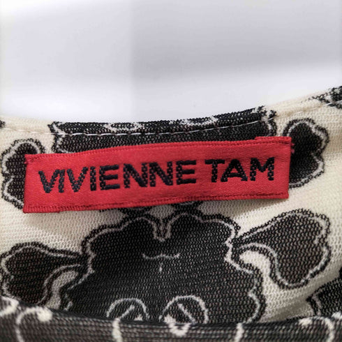 ヴィヴィアンタム VIVIENNE TAM S/S ナイロン総柄ワンピース レディース JPN:2