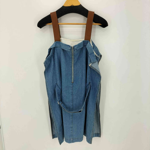 トーガプルラ TOGA PULLA カウレザーキャミ ミニデニムワンピース レディース JPN:1