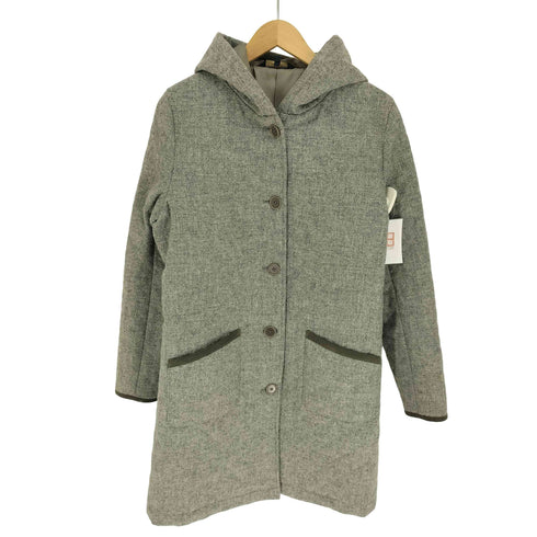 ブルックスブラザーズ BROOKS BROTHERS Luxury Fabric MOON ダイヤ キルティング ウール フーデッド コート レディース import:S