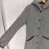 ブルックスブラザーズ BROOKS BROTHERS Luxury Fabric MOON ダイヤ キルティング ウール フーデッド コート レディース import:S