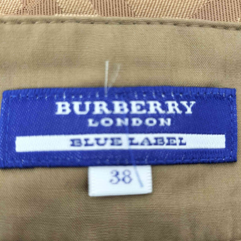 バーバリーブルーレーベル BURBERRY BLUE LABEL チェックラップスカート レディース EUR:38