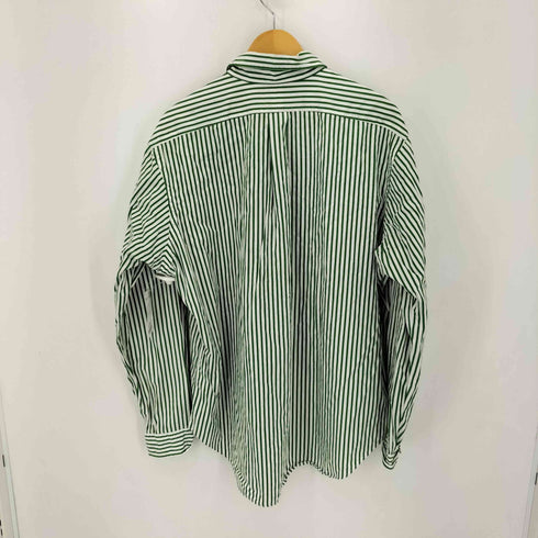 ラルフローレン RALPH LAUREN CLASSIC FIT ポニー刺繍 ストライプ BD L/S シャツ メンズ import:XL