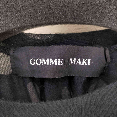 ゴム gomme MAKI アシンメトリー ドットワンピース レディース
