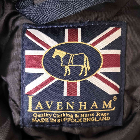ラベンハム LAVENHAM コーディロイ パイピング フーデッド キルティング コート レディース JPN:36
