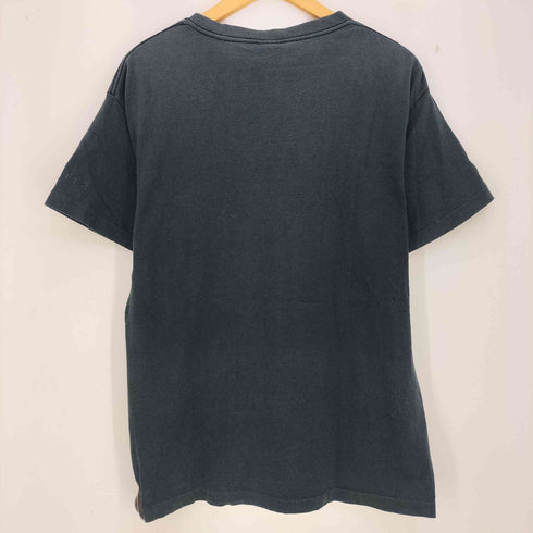 ステューシー Stussy 90-00S USA製 Braille Logo Tshirt 点字ロゴ Tシャツ 袖&裾シングル メンズ import:L