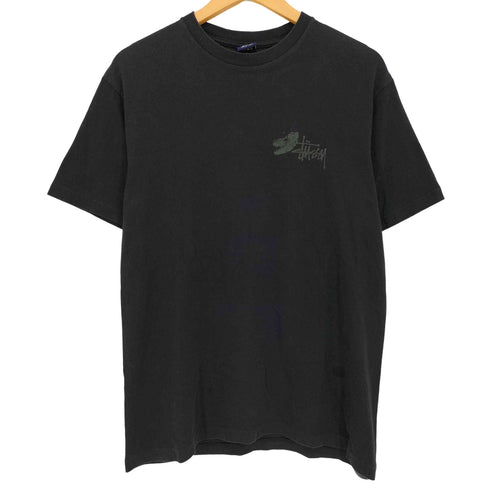 ステューシー Stussy 90-00S Dinosaur Tshirt ダイナソー Tシャツ 袖&裾シングル メンズ import:M