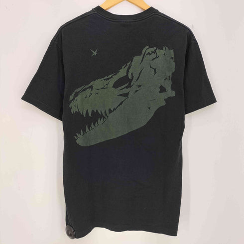 ステューシー Stussy 90-00S Dinosaur Tshirt ダイナソー Tシャツ 袖&裾シングル メンズ import:M