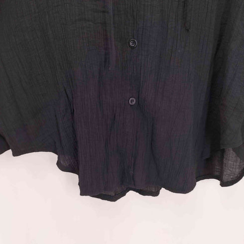 ISOOK Hooded loose shirt フード付きシアーシャツ レディース FREE