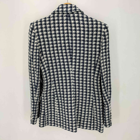 ザラ ZARA ツイード 2B ダブルテーラードジャケット レディース import:S