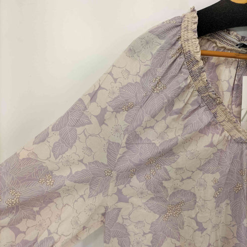 ザラ ZARA アジサイ柄 S/S ワンピース レディース import:S