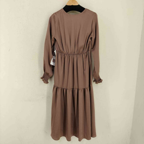 スナイデル snidel サテンVネックワンピース レディース ONE SIZE