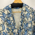 ザラ ZARA 花柄 ボタンレス ガウンジャケット レディース import:XS