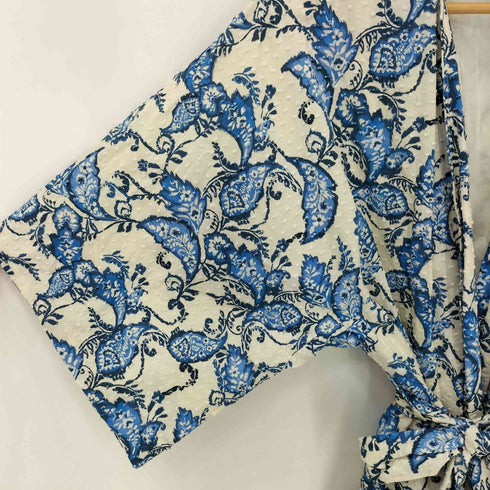 ザラ ZARA 花柄 ボタンレス ガウンジャケット レディース import:XS
