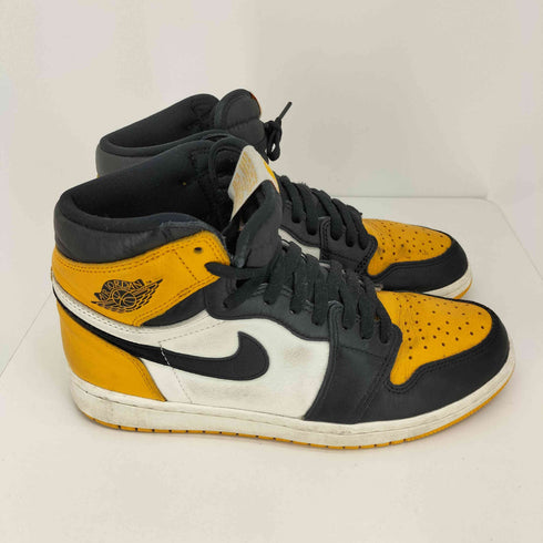 ジョーダンブランド JORDAN BRAND AIR JORDAN 1 RETRO HIGH OG YELLOW TOE タクシー ハイカットスニーカー メンズ JPN:26.5