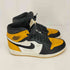 ジョーダンブランド JORDAN BRAND AIR JORDAN 1 RETRO HIGH OG YELLOW TOE タクシー ハイカットスニーカー メンズ JPN:26.5