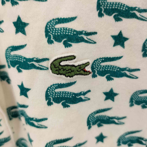ラコステスポーツ LACOSTE SPORT 総柄 S/S ポロシャツ レディース 40