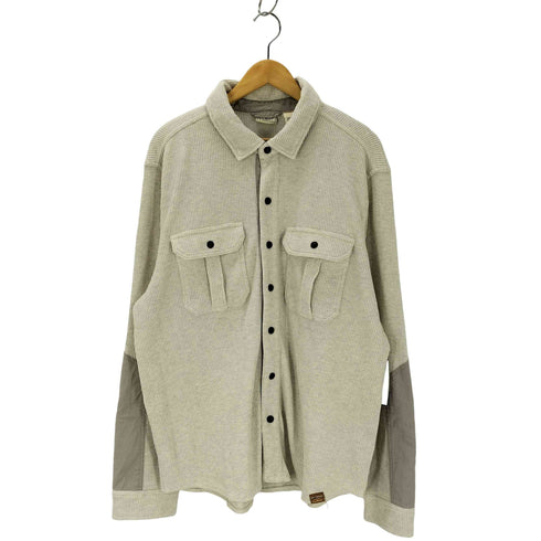 エルエルビーン L.L.Bean 80s ワッフル 切替 ニットシャツ メンズ JPN:L