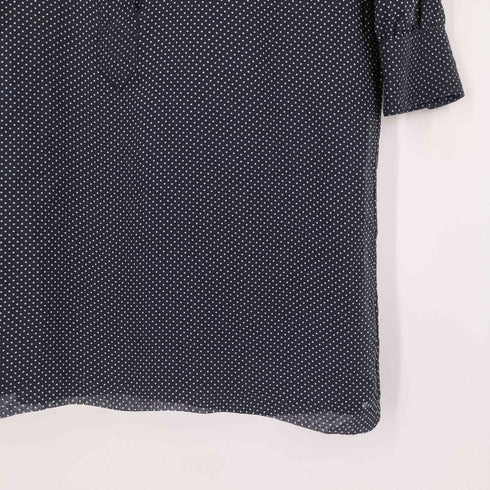 アーペーセー A.P.C. シルク ドット ハーフボタン シャツワンピース レディース import:XS