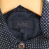 アーペーセー A.P.C. シルク ドット ハーフボタン シャツワンピース レディース import:XS