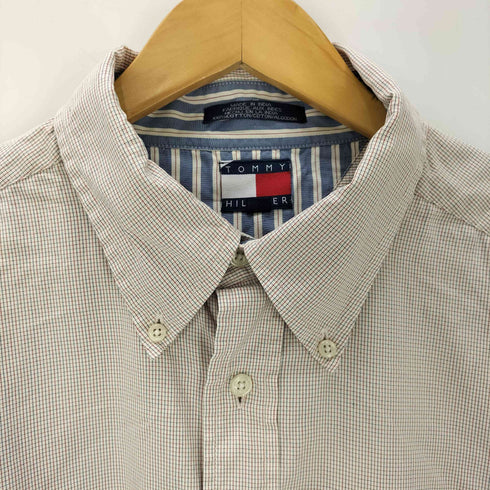 トミーヒルフィガー TOMMY HILFIGER チェック柄 ボタンダウンシャツ メンズ JPN:XL